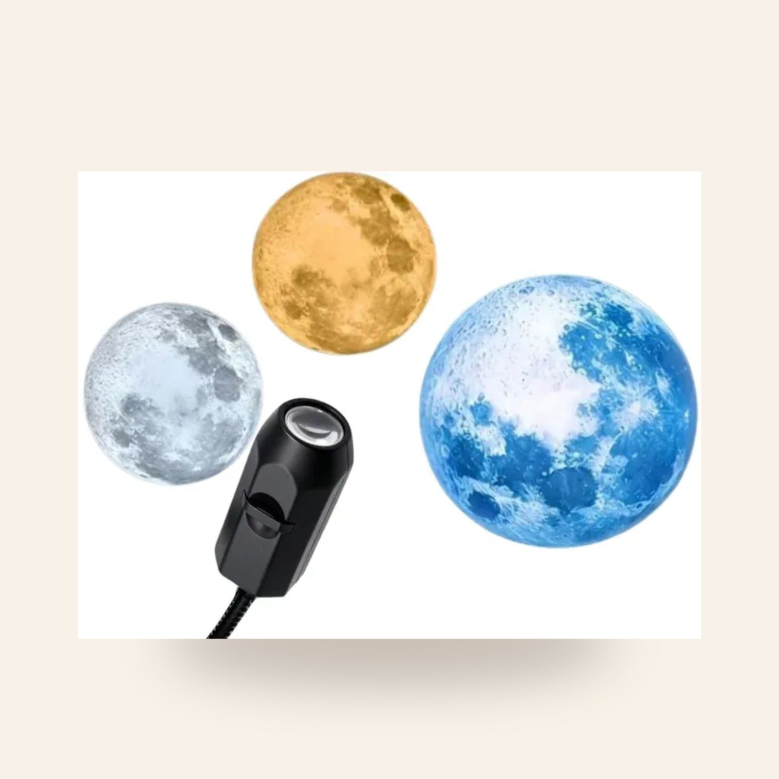 USB Moon & Earth Projection Lamp