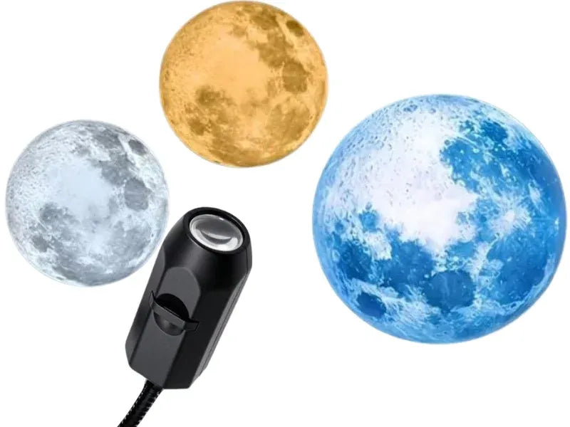 USB Moon & Earth Projection Lamp — actual product photo (unedited)