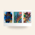 Set of 3 Premium Wall Art Photo Tiles