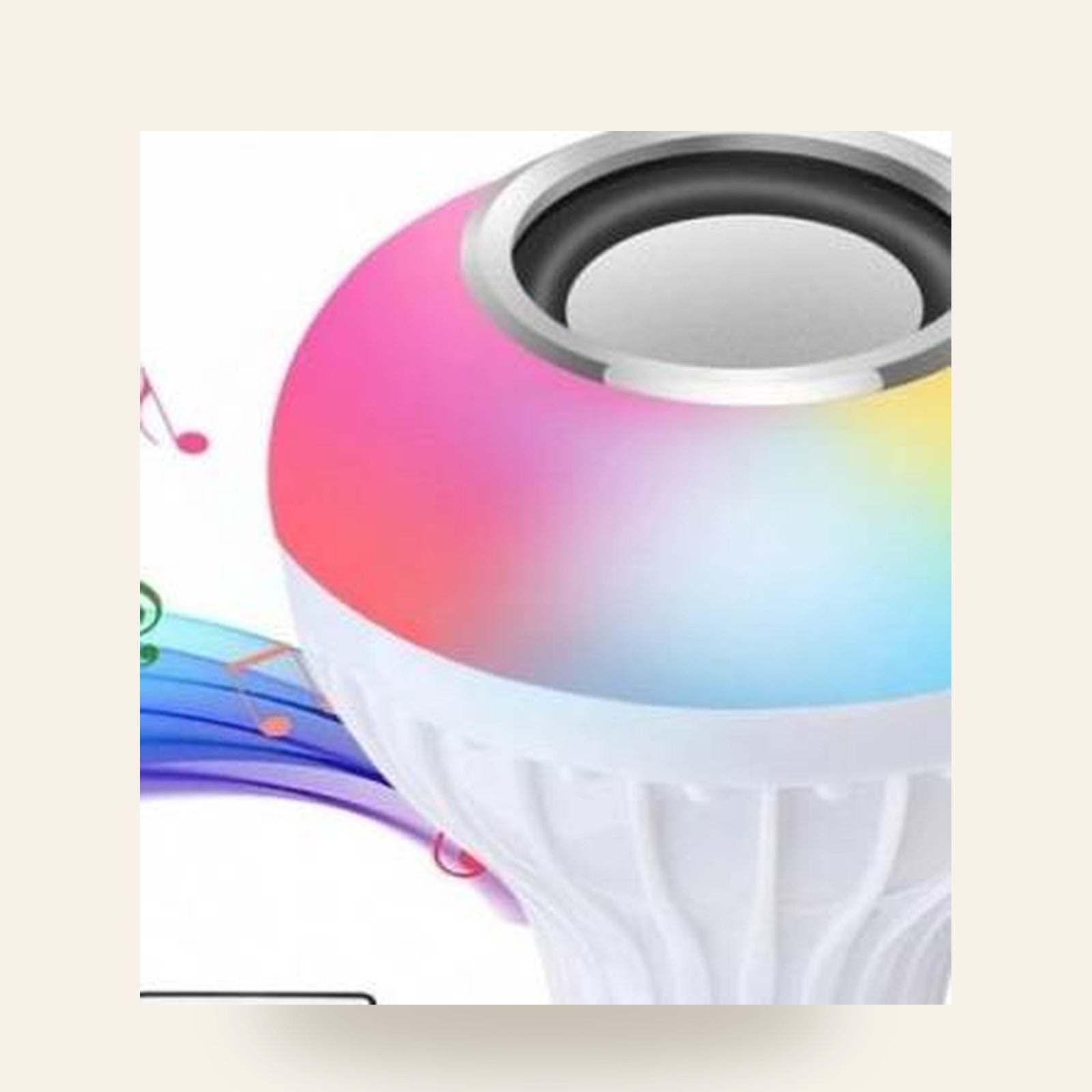 2-in-1 Smart LED Bulb with Bluetooth Speaker